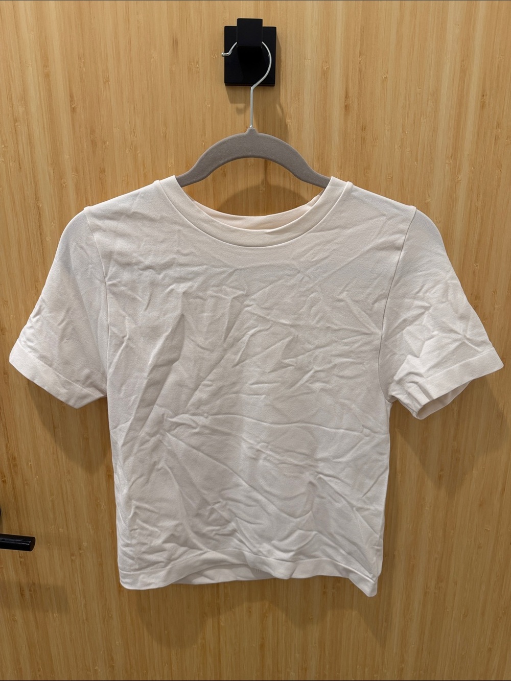 White Short Sleeve Crew Neck Tee